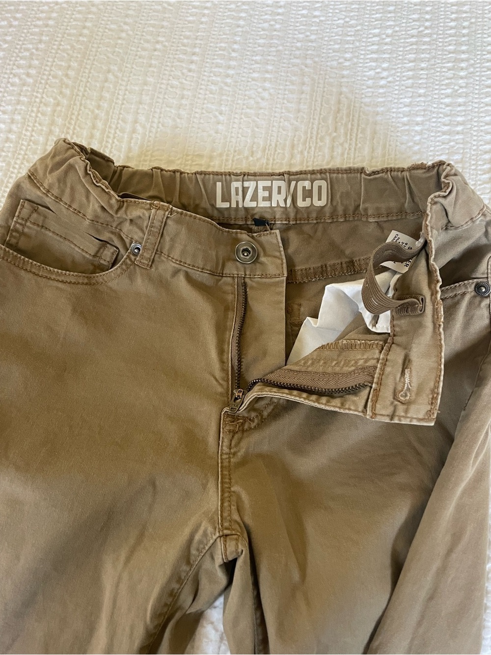 LAZY/CO Men's Tan Casual Pants